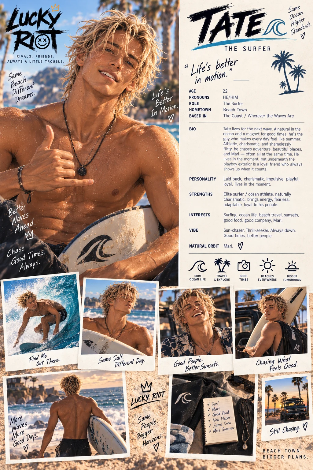 Tate — The surfer
