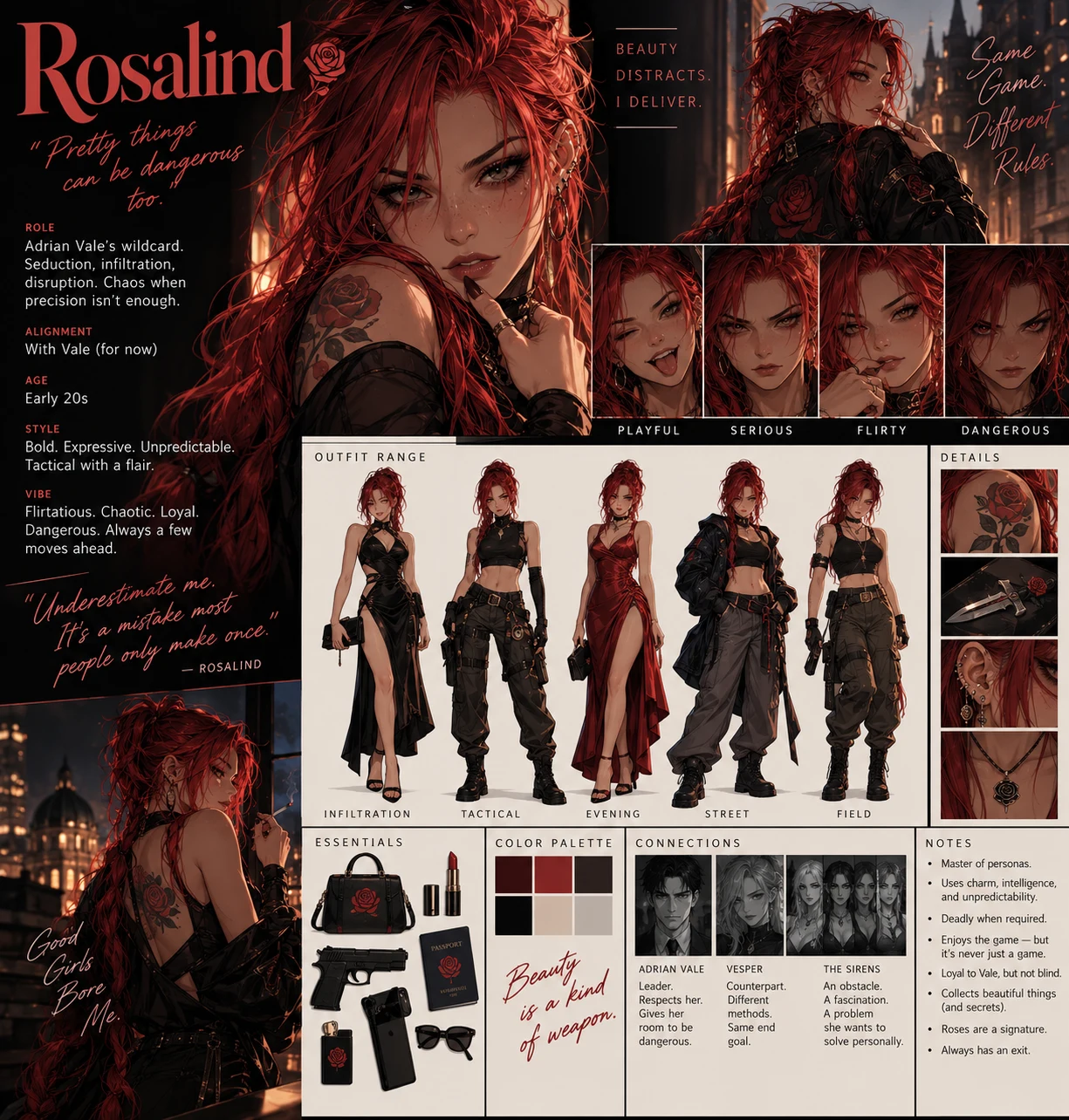 Rosalind character artwork