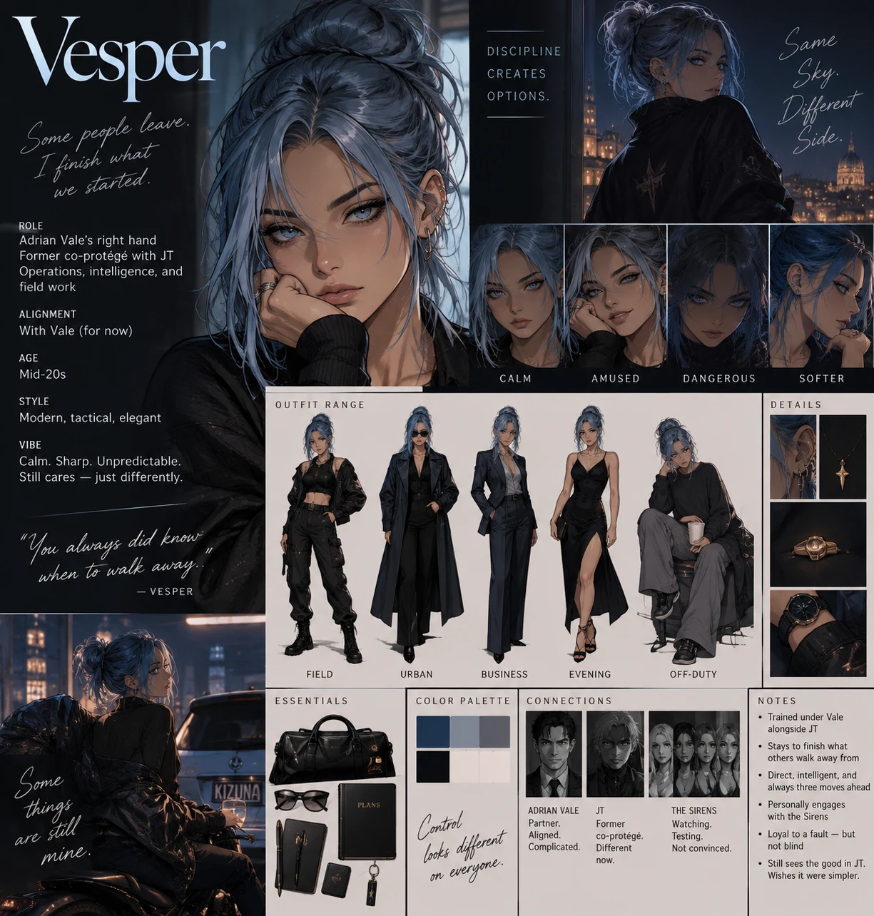 Vesper character artwork